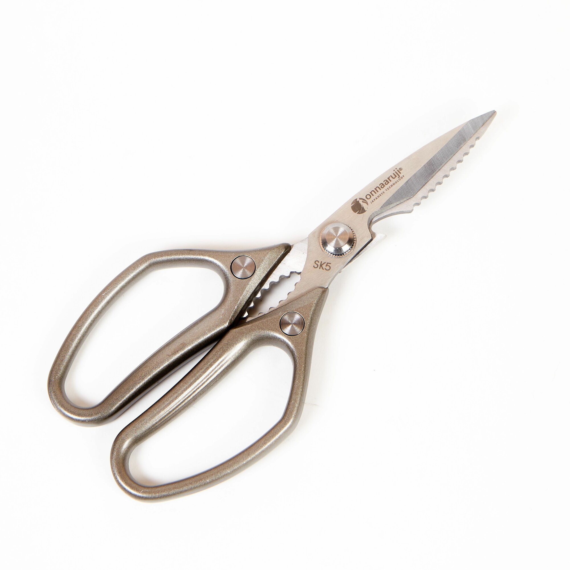 Изображение Ножницы кухонные универсальные Onnaaruji 21см. Для птицы и рыбы, нарезки зелени.