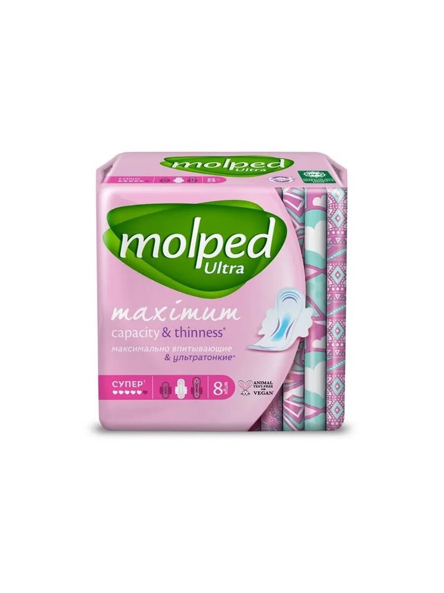 Прокладки гигиенические Molped Ультра Супер 8шт