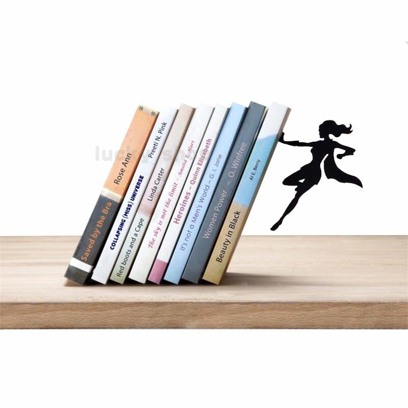 Подставка для книг "wishUfortune", металл, черная, крепление к столу