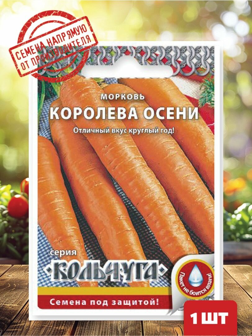 Семена Морковь Королева осени 