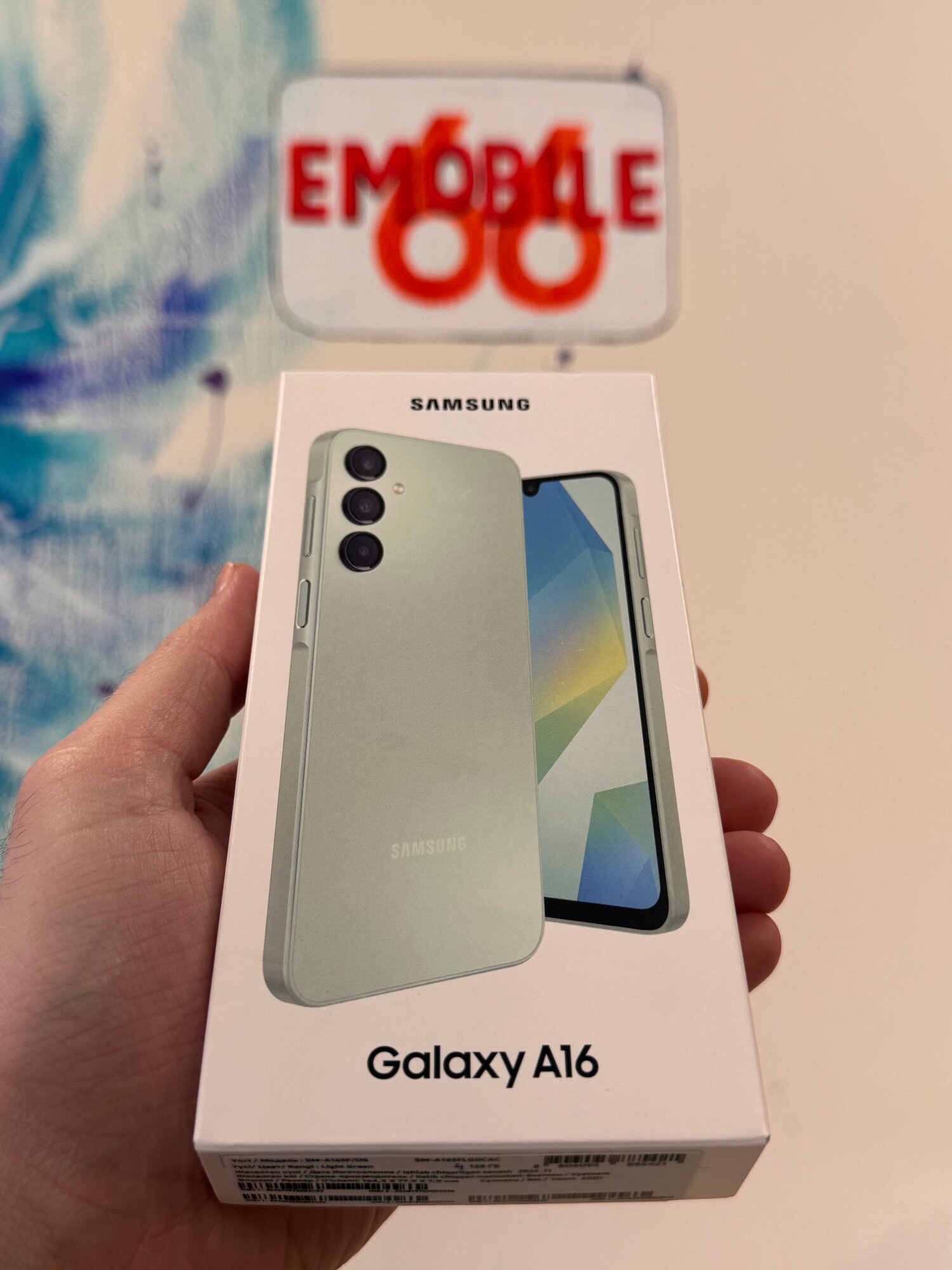 Смартфон Samsung Galaxy A16 4G 4/128 Гб, Dual nano SIM, зеленый