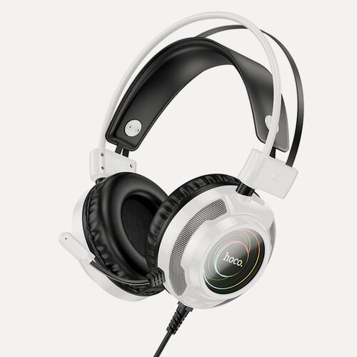 Изображение товара Проводные наушники Hoco W110, игровые с микрофоном, белые