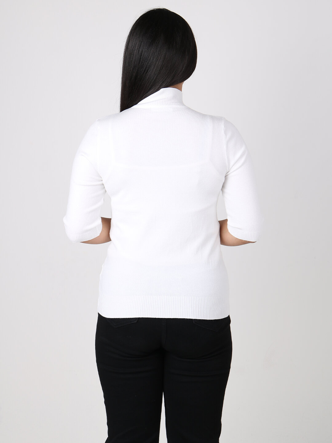 Водолазка , размер OneSize, белый, — фото 1