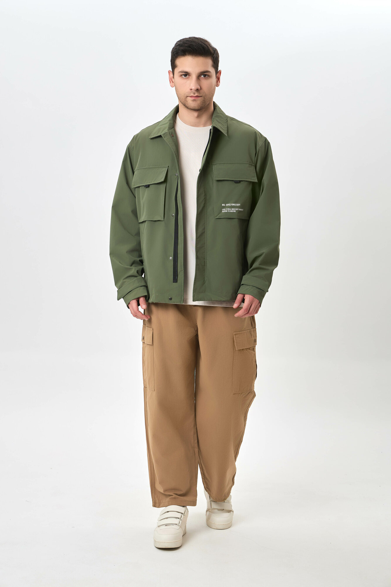 Ветровка TERRA PRO, размер L, green