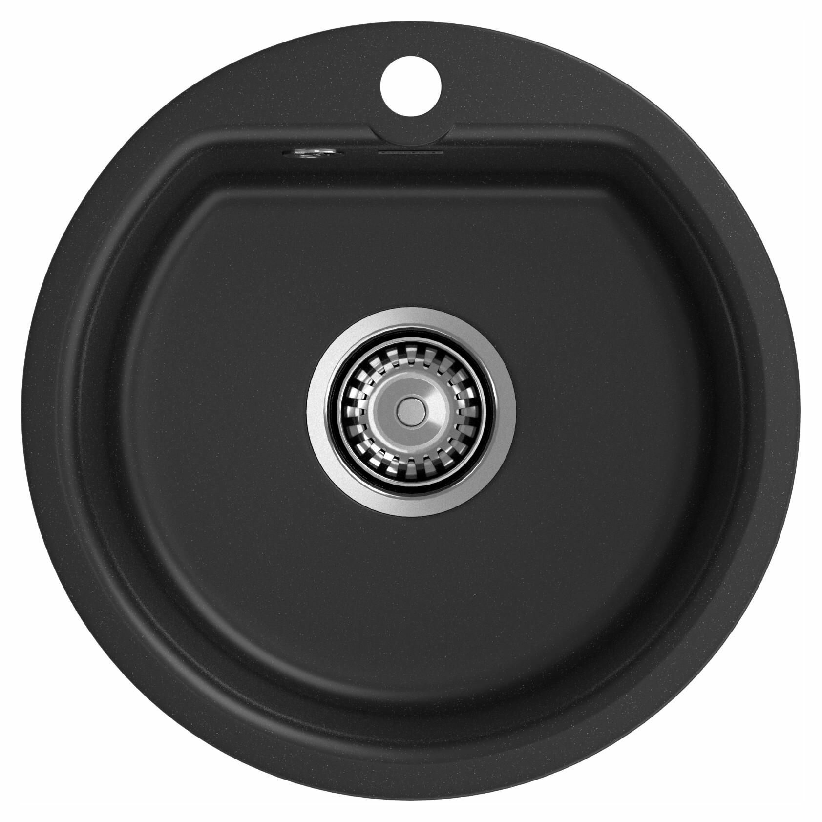 Кухонная мойка GranFest Smart GF-SMART 435 черный