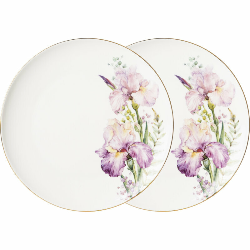 Набор тарелок обеденных Lefard Irises 2 шт. 25,5 см , 590-497, 2215991