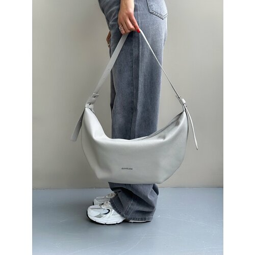 Сумка кросс-боди Beautiful Birds фактура зернистая светло-серый 16900₽