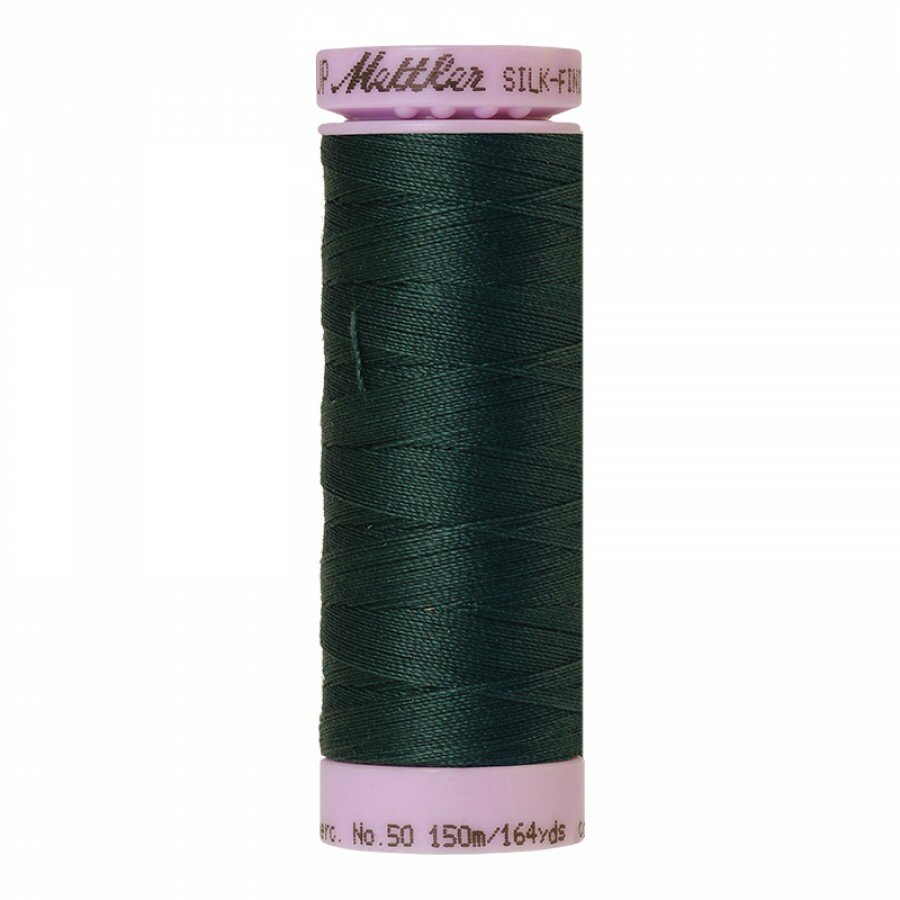 Нить для машинного квилтинга SILK-FINISH COTTON 50, 150 м 0655 Bayberry