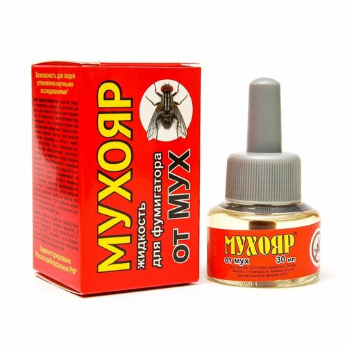 Дополнительный флакон-жидкость от мух Мухояр флакон 30 мл 415₽
