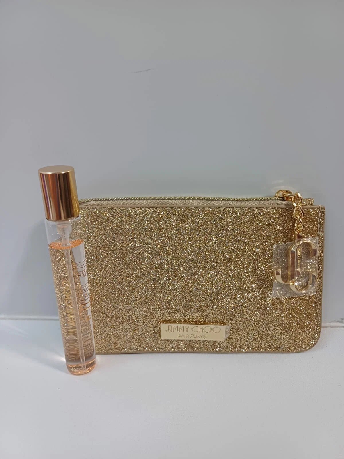 Парфюмерный набор женский JIMMY CHOO I Want Choo Le Parfum. Духи мини-спрей 7,5 мл+Косметичка(Pouch)