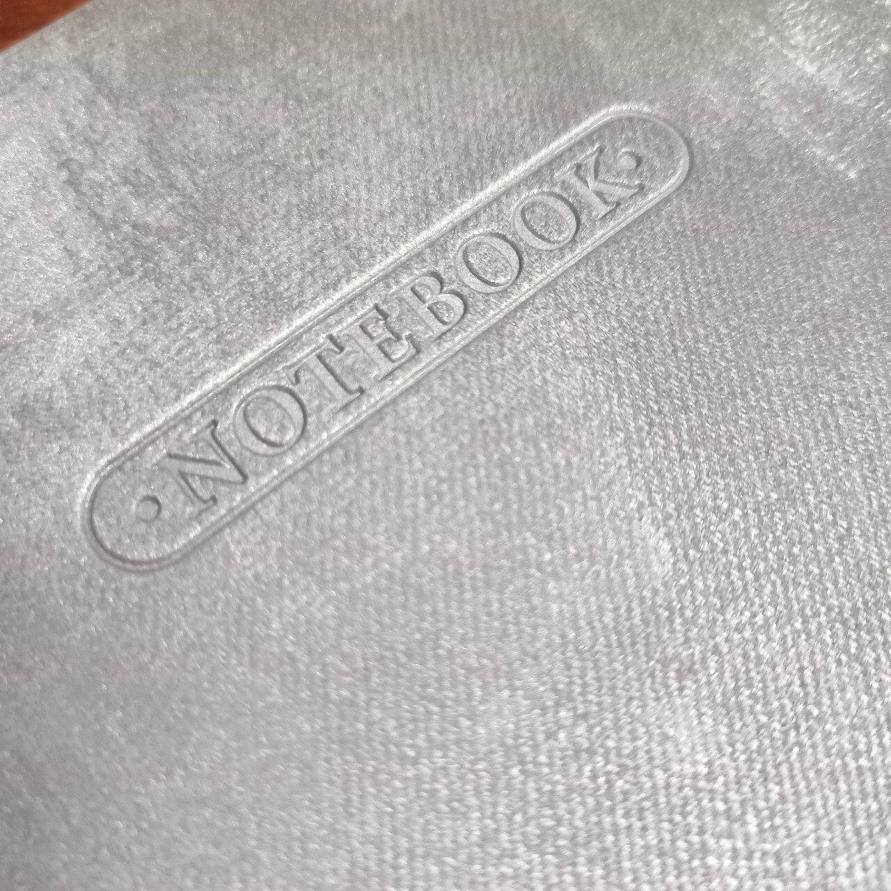Блокнот Notebook А5, мягкая тканевая обложка, 100 страниц. Let us be parts of your everyday life — фото 1