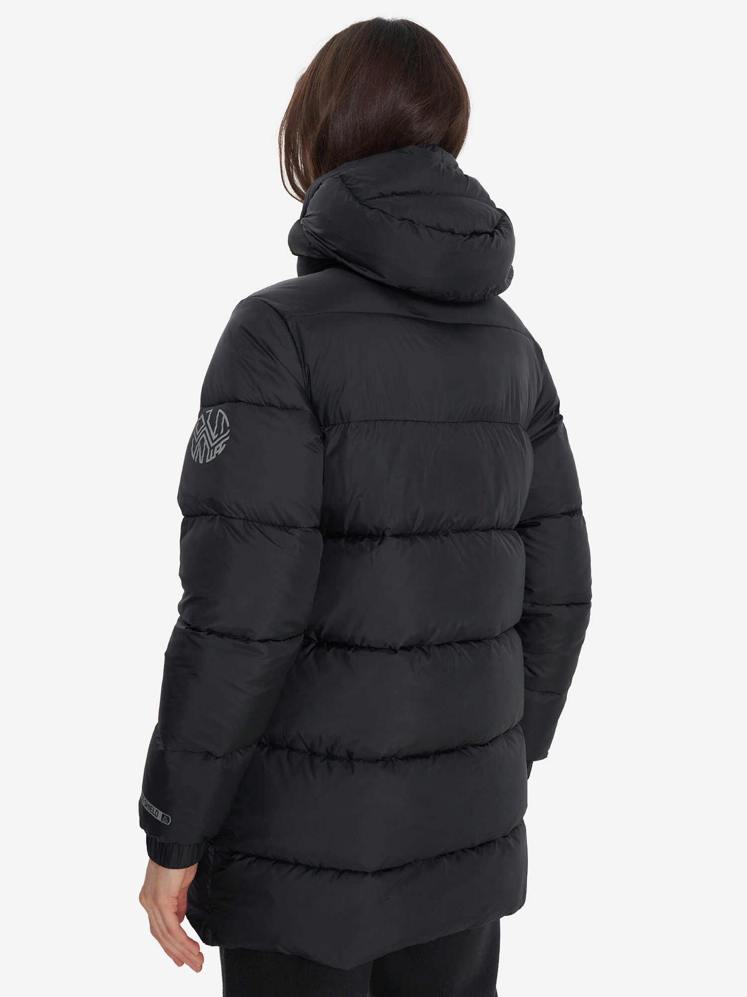 Пуховик OUTVENTURE, размер 44, черный — фото 1