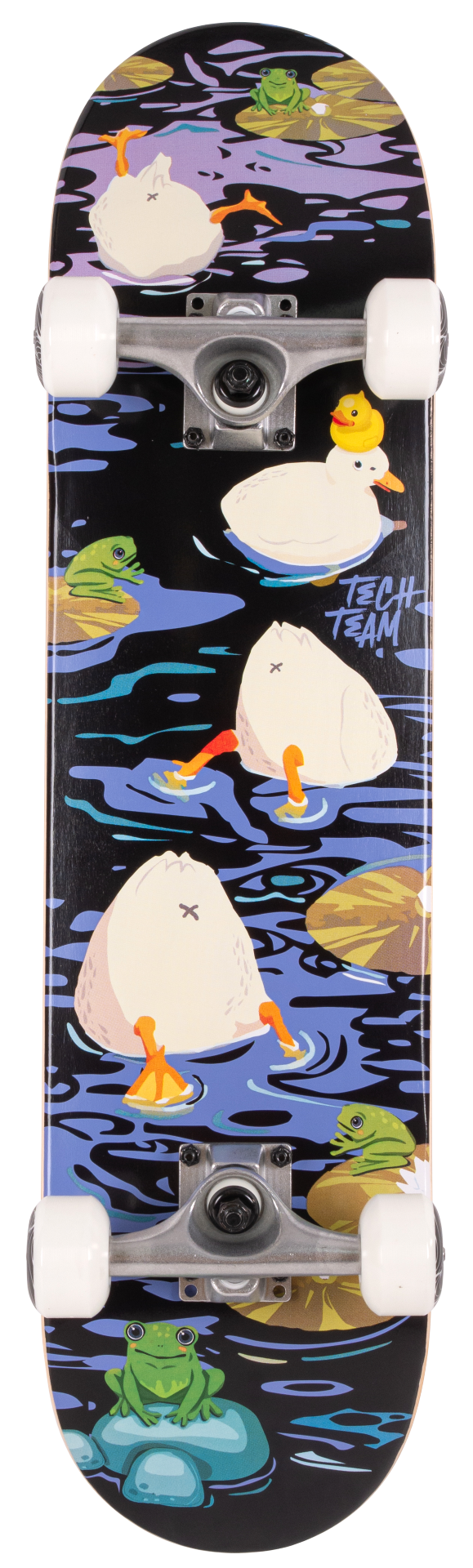 Картинки Скейтборд Tech Team "Aliens", 29,5x7.25, Abec7, до 100кг - 2024 Утки