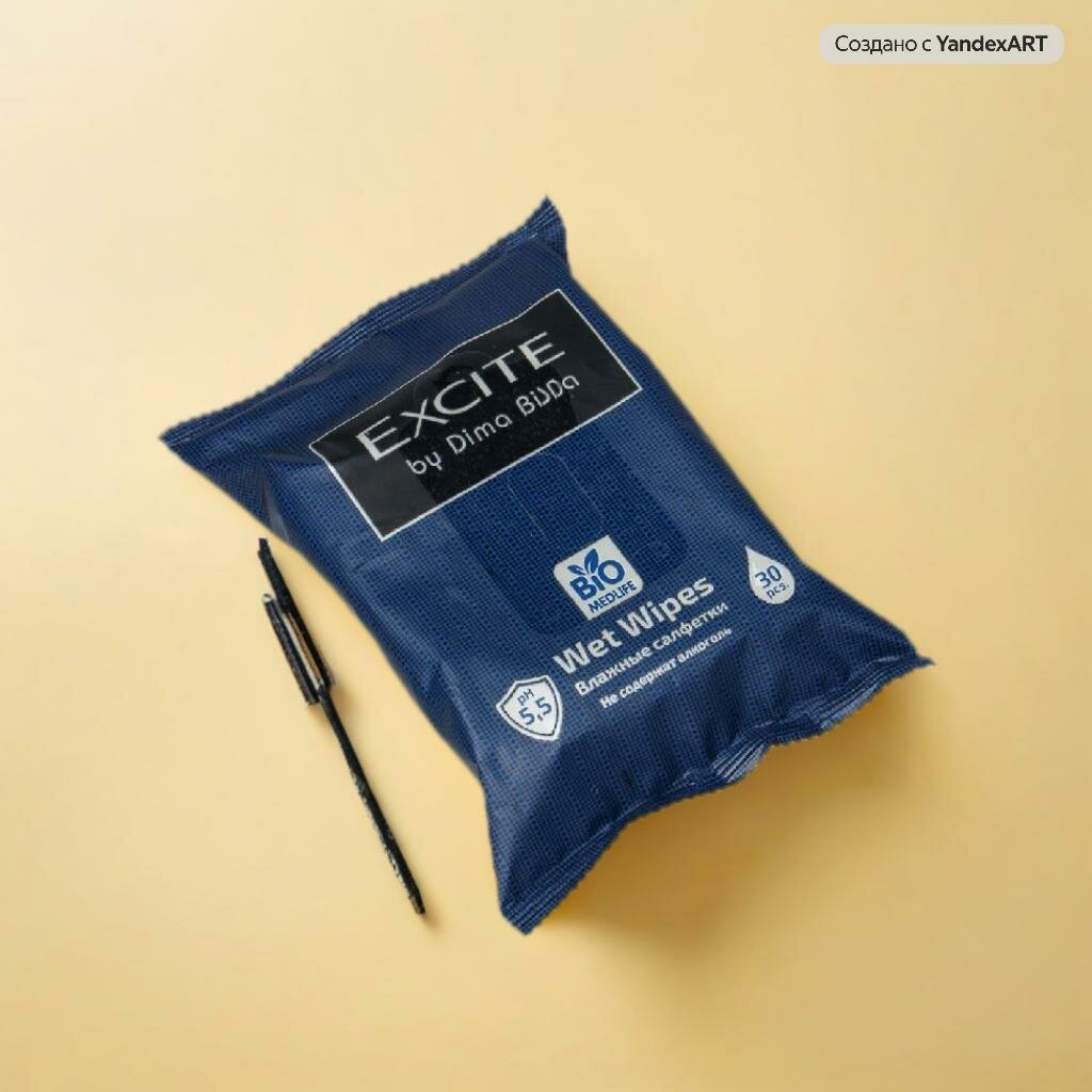 Влажные салфетки Excite, антибактериальные, гипоаллергенные, 72шт
