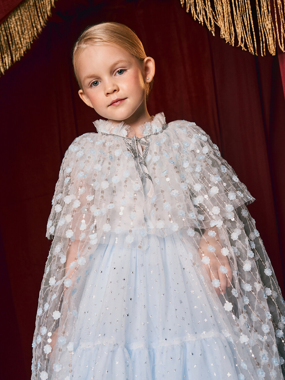 Накидка-мантилья детская Kapy голубой