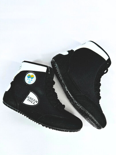 Борцовки , размер 34, черный/синий — фото 1