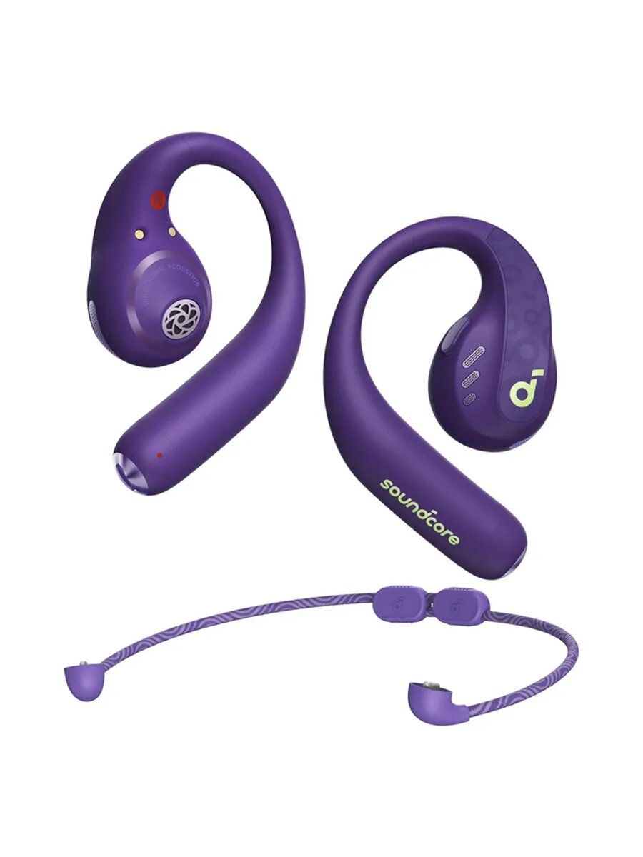 Наушники Anker SoundCore AeroFit Pro, фиолетовый, беспроводные, с костной проводимостью