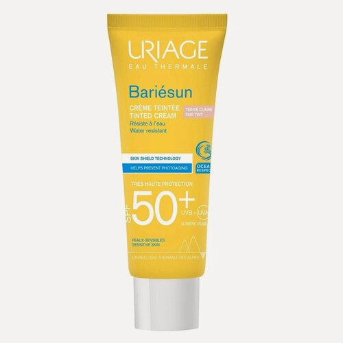 Изображение товара Тональный крем Uriage "Bariesun", SPF 50+, светлый, для лица, 50мл
