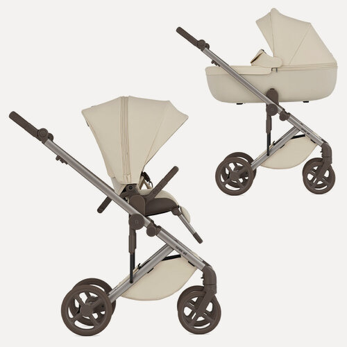 Изображение товара Детская коляска 2в1 Anex Eli, цвет Milky (Молочный), артикул производителя el-07