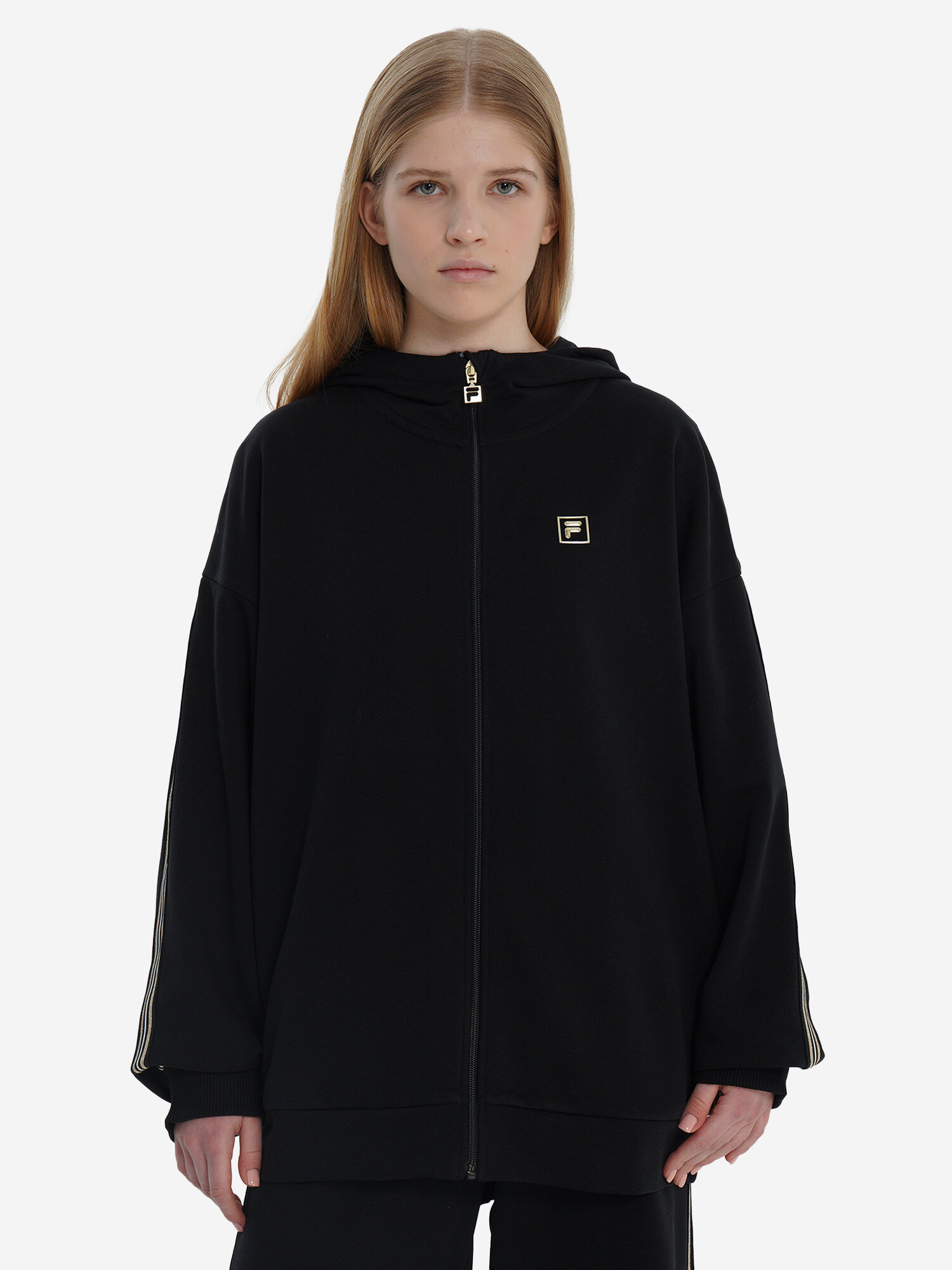 Толстовка Fila, размер 158-164, черный — фото 1