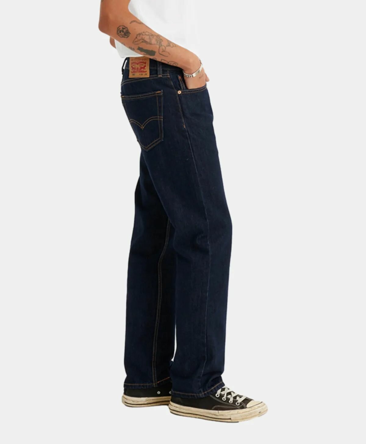 Джинсы классические Levi's 505 Regular, размер 34/32 JEAN, темно-синий 0216 — фото 1