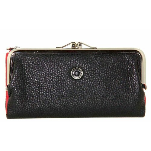 фото Кошелек petek 1855, фактура зернистая, черный