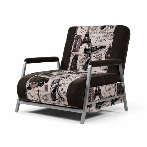 Кресло-тахта-шезлонг Avanti (Акробат) 90 City Prints Paris 3 (95х85х95, СМ 90х200)