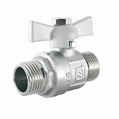 фото Кран шаровой нар.-нар. 1/2" бабочка STI 3660