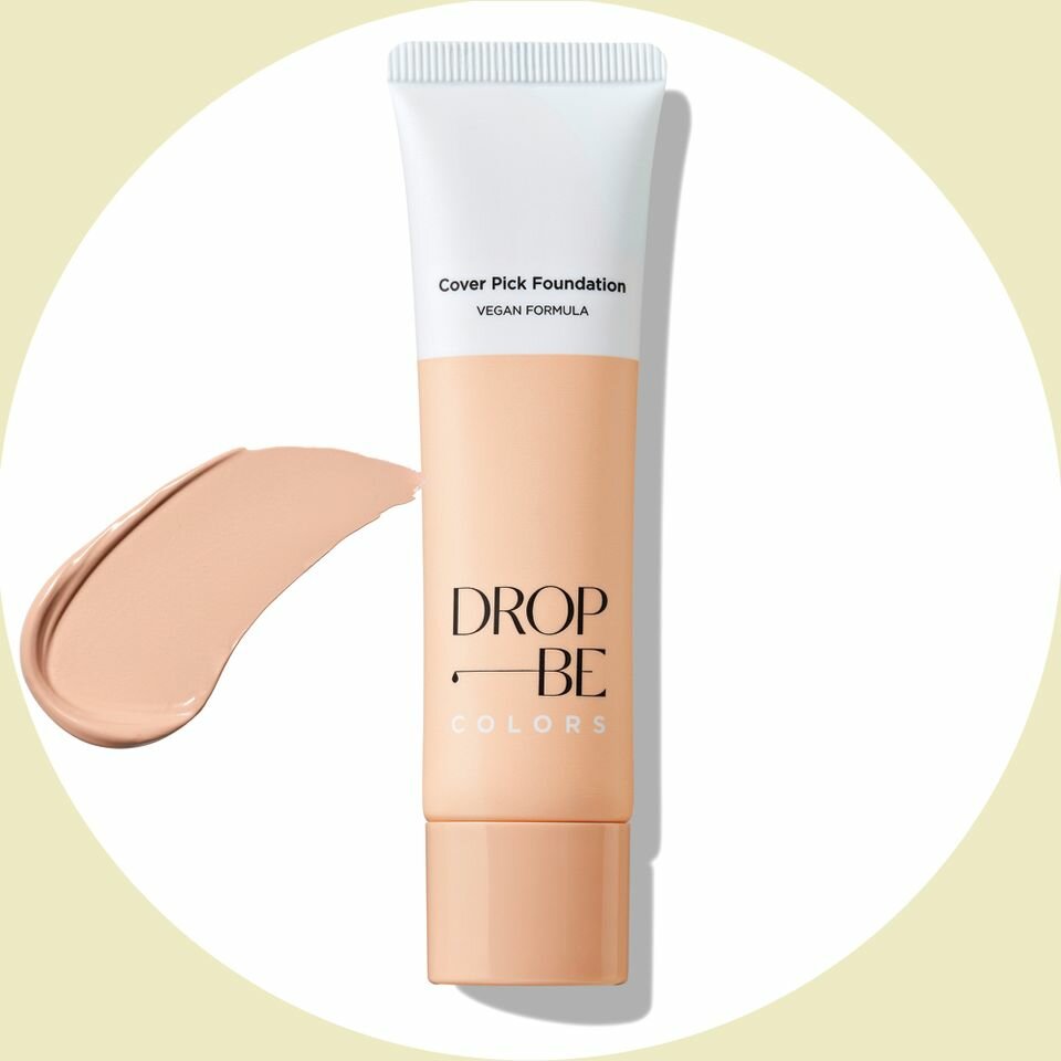 Тональная основа для лица The SAEM Drop Be Colors Cover Pick Foundation 02 - Natural Beige (30 мл)