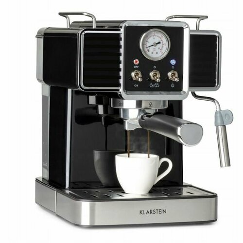 Кофемашина высокого давления Klarstein Gusto Classico 1350 Вт черная 2900000₽