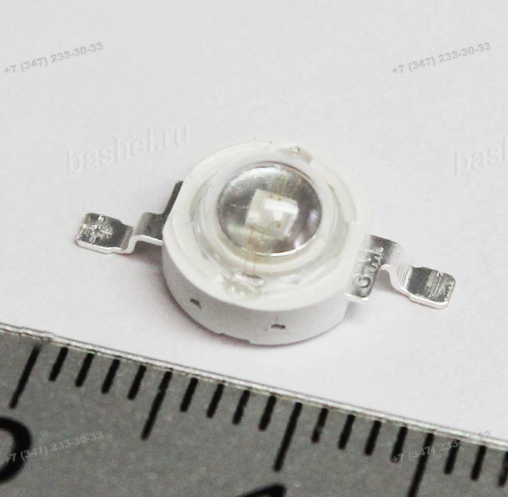 Emitter-3W 80Lm, 440-450nm, 140° ARPL-3W-BCX45 Royal Blue (чип Bridgelux 45mil, фито глубокий синий), Мощный светодиод, Arlight
