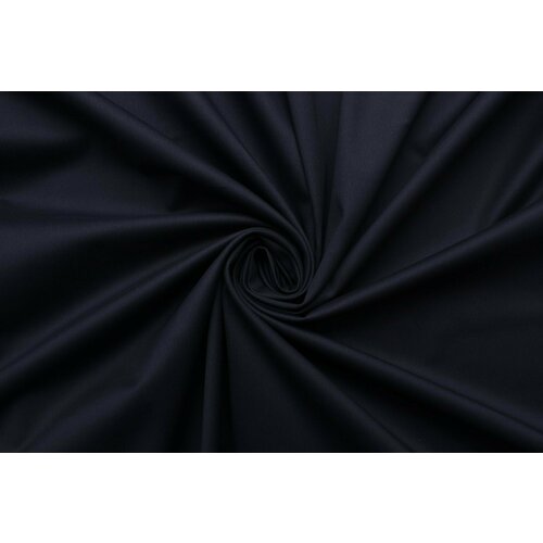Ткань костюмная стрейч чёрно-синяя диагональ, 370 г/пм, ш136см, 0,5 м ткань костюмная стрейч чёрно графитового цвета 380 г пм ш142см 0 5 м