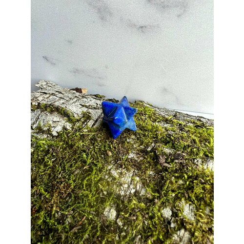 Оберег звезда меркаба из Лазурита 13х13 мм 370₽