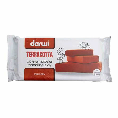 Масса для лепки Darwi Terracotta, самоотвердевающая, 1 кг, DA0811000000