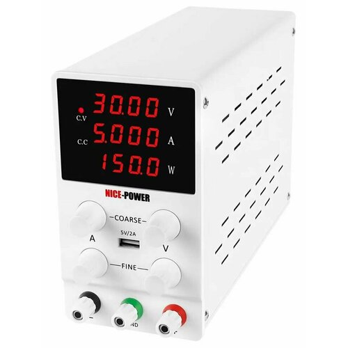 Источник питания Nice-Power SPS305 импульсный (30 В, 5 А, 1 канал, 150 Вт, USB выход 5 В/2 А)