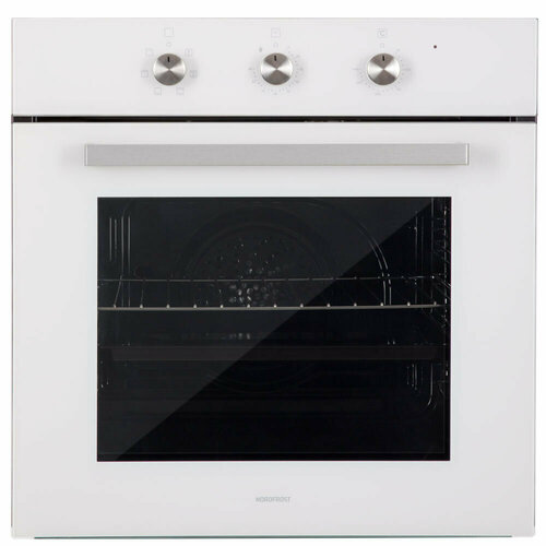 Встраиваемый духовой шкаф NORDFROST HM 6060 W 67 л объем конвекция 6 режимов гриль таймер белое стекло 2990000₽