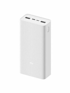 Портативный аккумулятор Xiaomi Mi Power Bank 3, 20000 mAh, белый, упаковка: коробка