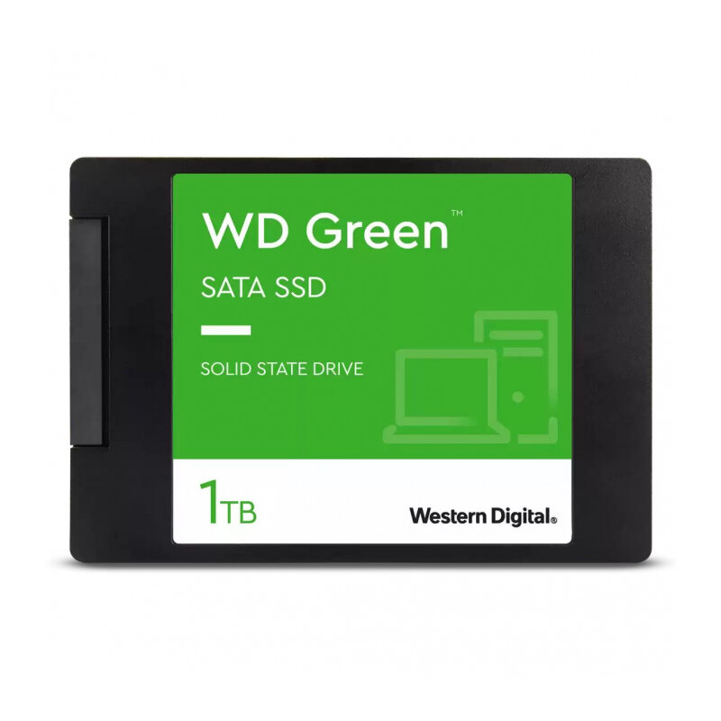 Внутренний твердотельный накопитель WD Green 3D NAND WDS100T2G0A 1ТБ 2,5" SATA-III (TLC) SSD