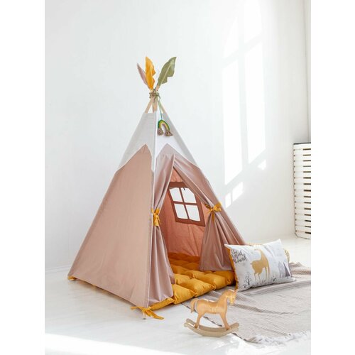 Вигвам детский c ковриком, игровой домик для детей Tipi.room