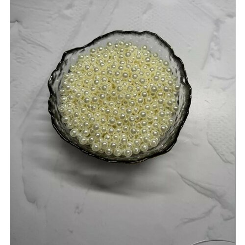 Бусины жемчуг молочный 8 мм BOTAN_85 1400 штук 1 упаковка 8 мм 1105₽