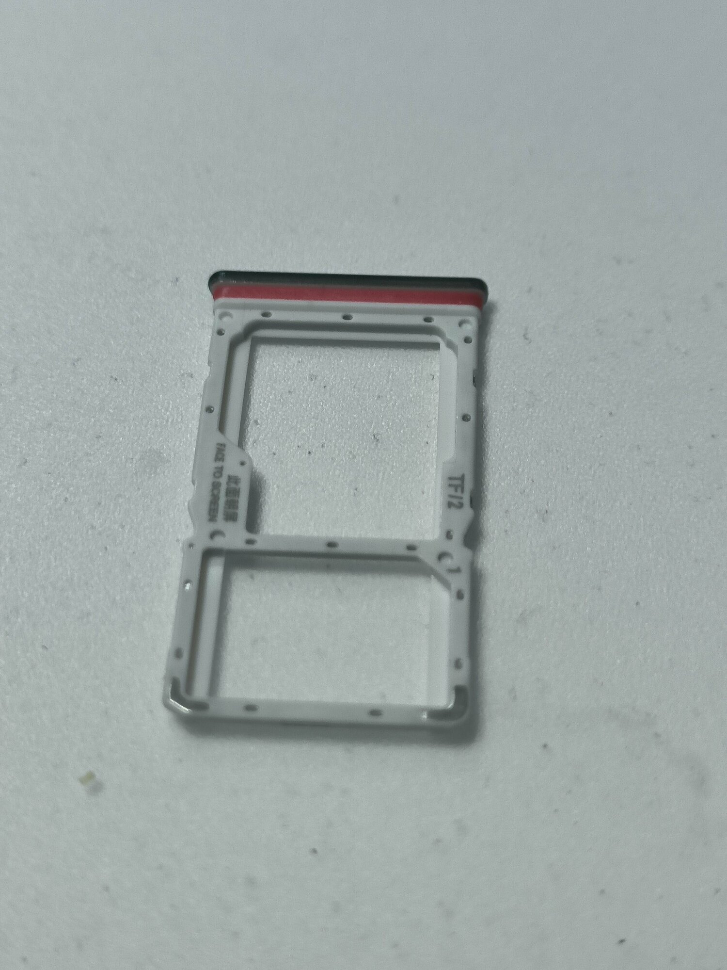 Сим лоток для xiaomi redmi note 8 pro черный — фото 1