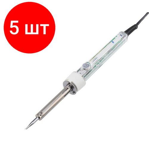 Комплект 5 штук Паяльник REXANT с керамическим нагревателем 230 В30-50 Вт 12-0170 9853₽