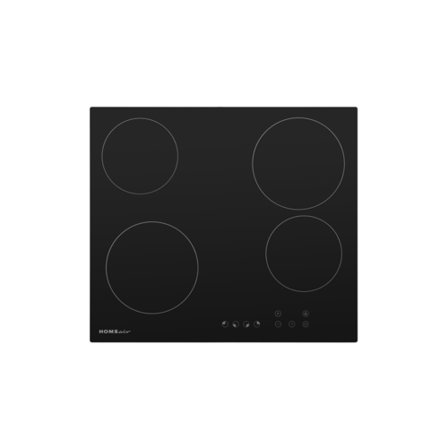 Варочная панель HOMSair HV64BK панель электрическая 580х510х50 мм сенсорное управление 4 конфорки стеклокерамика черный цвет 14279₽