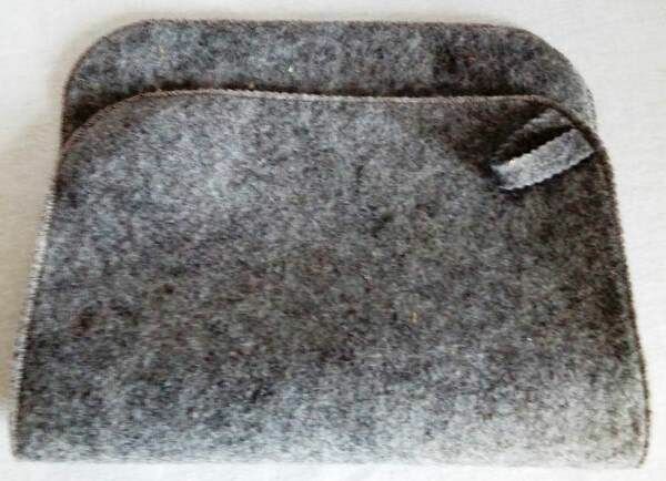 Коврик для бани 40х60см жар-банька XL войлок светлый с кантом