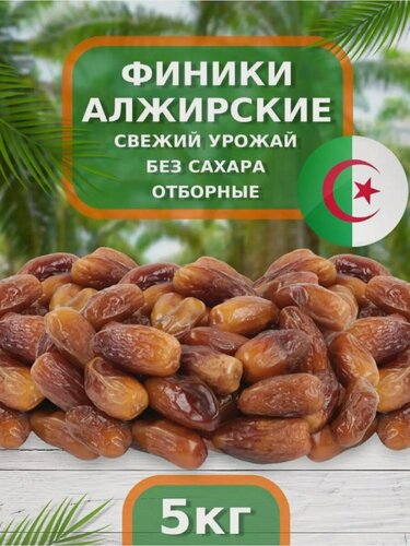 Изображение товара Финики Отборные Алжир без сахара 5000 грамм