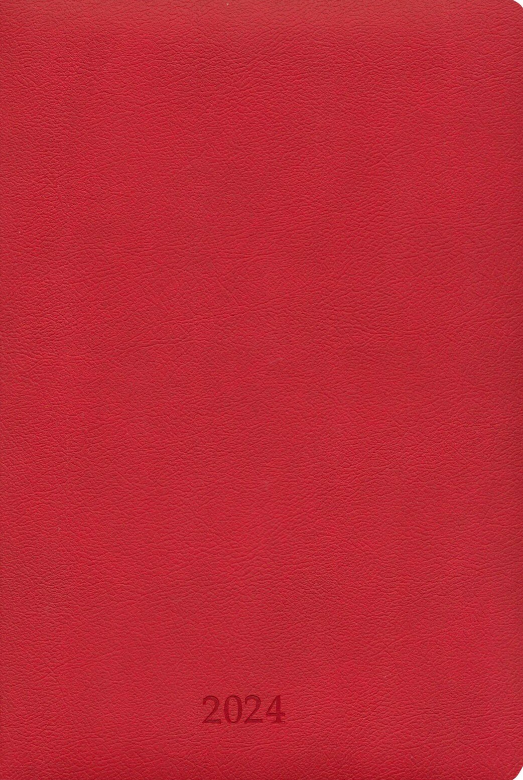 Ежедневник датированный на 2024 год Vienna, красный, А5, 176 листов