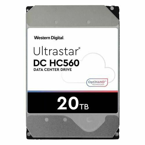 Жесткий диск WD Ultrastar DC HC560 WUH722020BLE6L4 20ТБ HDD SATA III 35 0f38785 48126₽