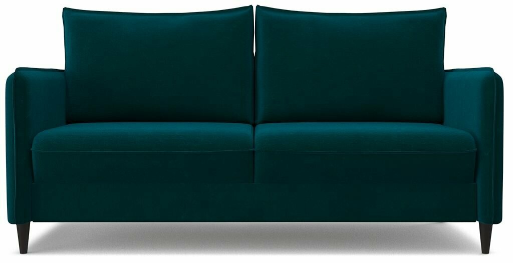 Диван-кровать раскладной PUSHE Фьорд Smart 160, велюр зеленый Velutto 20