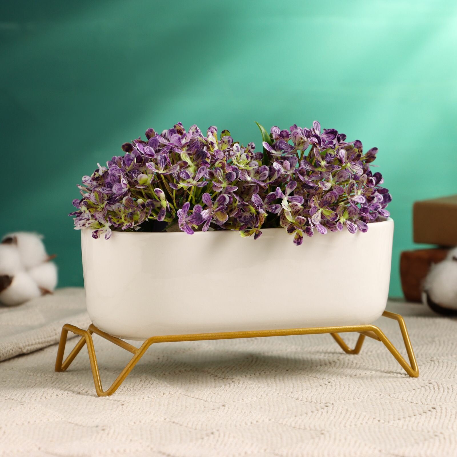 фото Горшок "Бонсай" на подставке, 17х8,5х5см