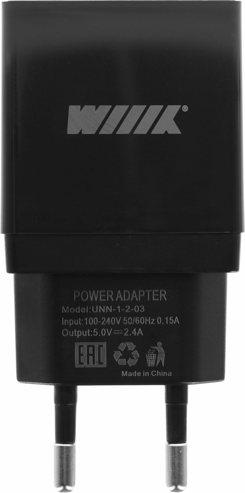 Сетевое зарядное устройство Wiiix UNN-1-2-03 2.4A+2.4A черный - фото №7